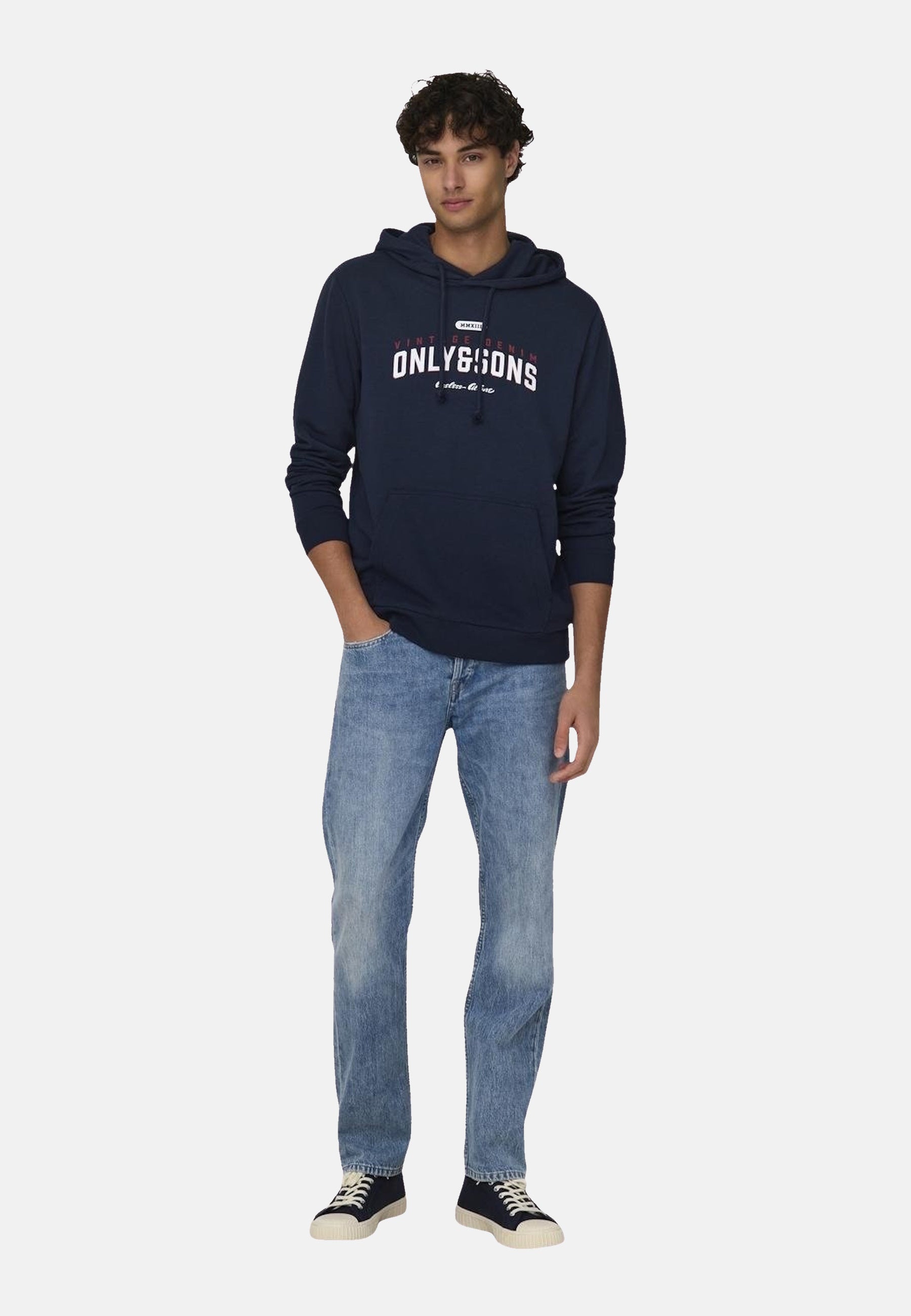 Only & Sons Lenny Reg Vintage Kapuzensweatshirt