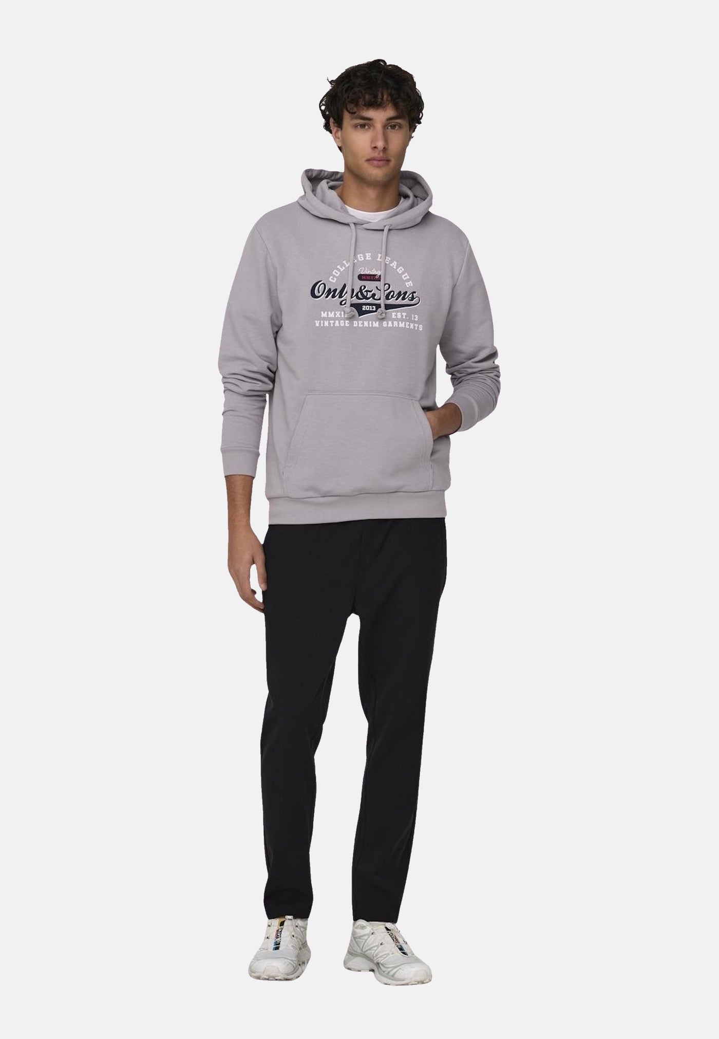 Only & Sons Lenny Reg Vintage Kapuzensweatshirt