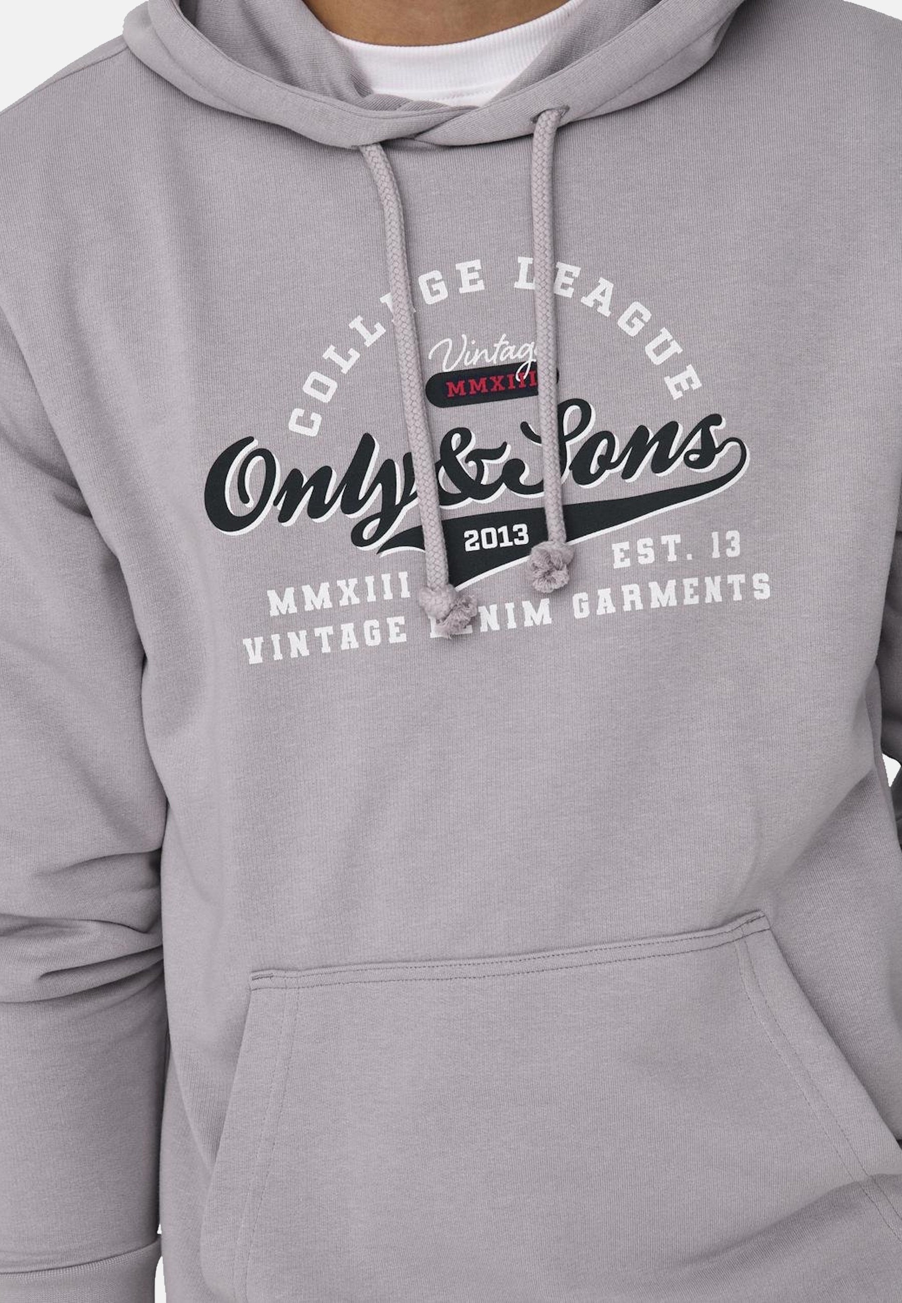 Only & Sons Lenny Reg Vintage Kapuzensweatshirt