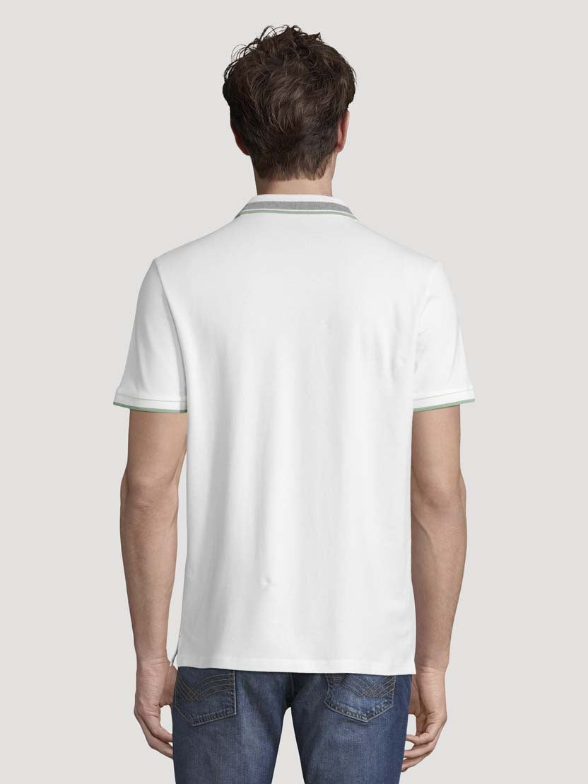 Tom Tailor Polo Polohemd Undercollar Wordin