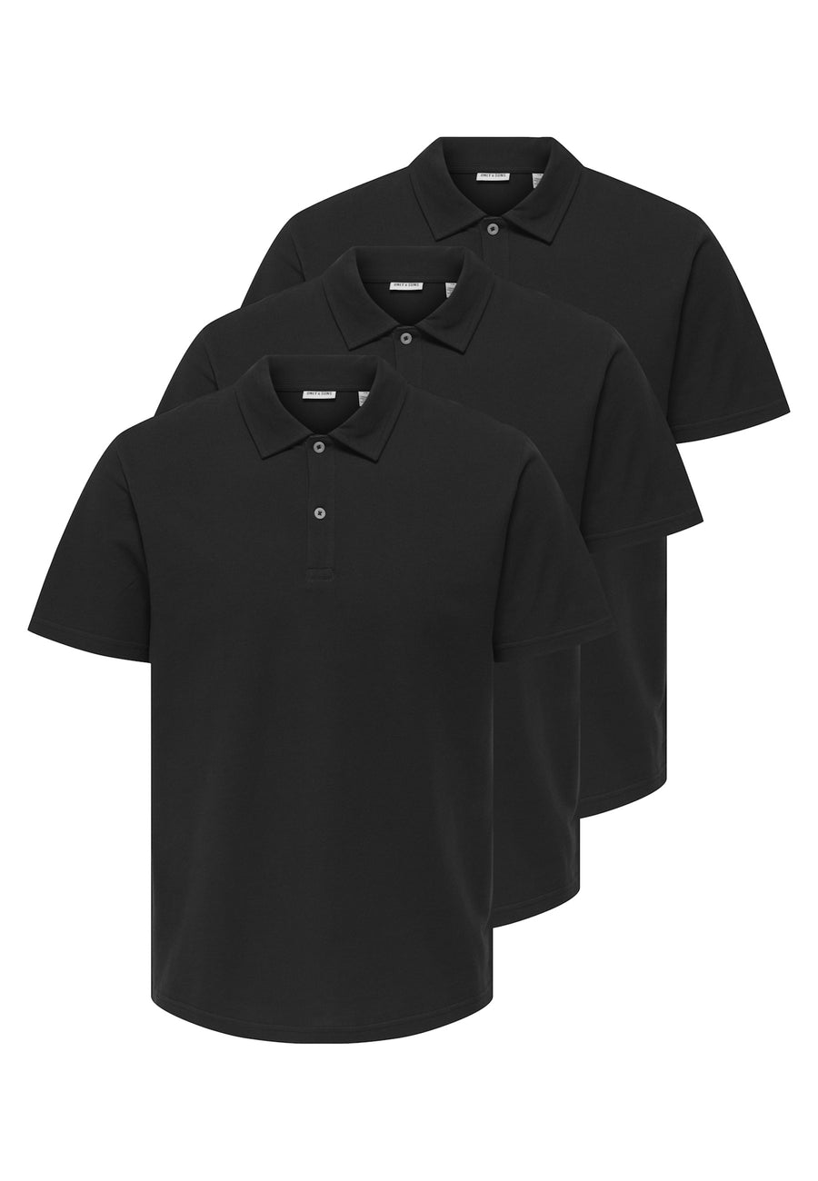 Only & Sons GORDON Kurzarmshirt im Dreierpack