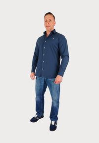 U.S. POLO Popeline Longsleeve Shirt
