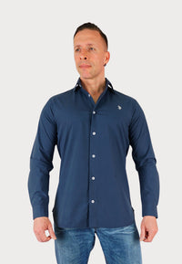 U.S. POLO Popeline Longsleeve Shirt