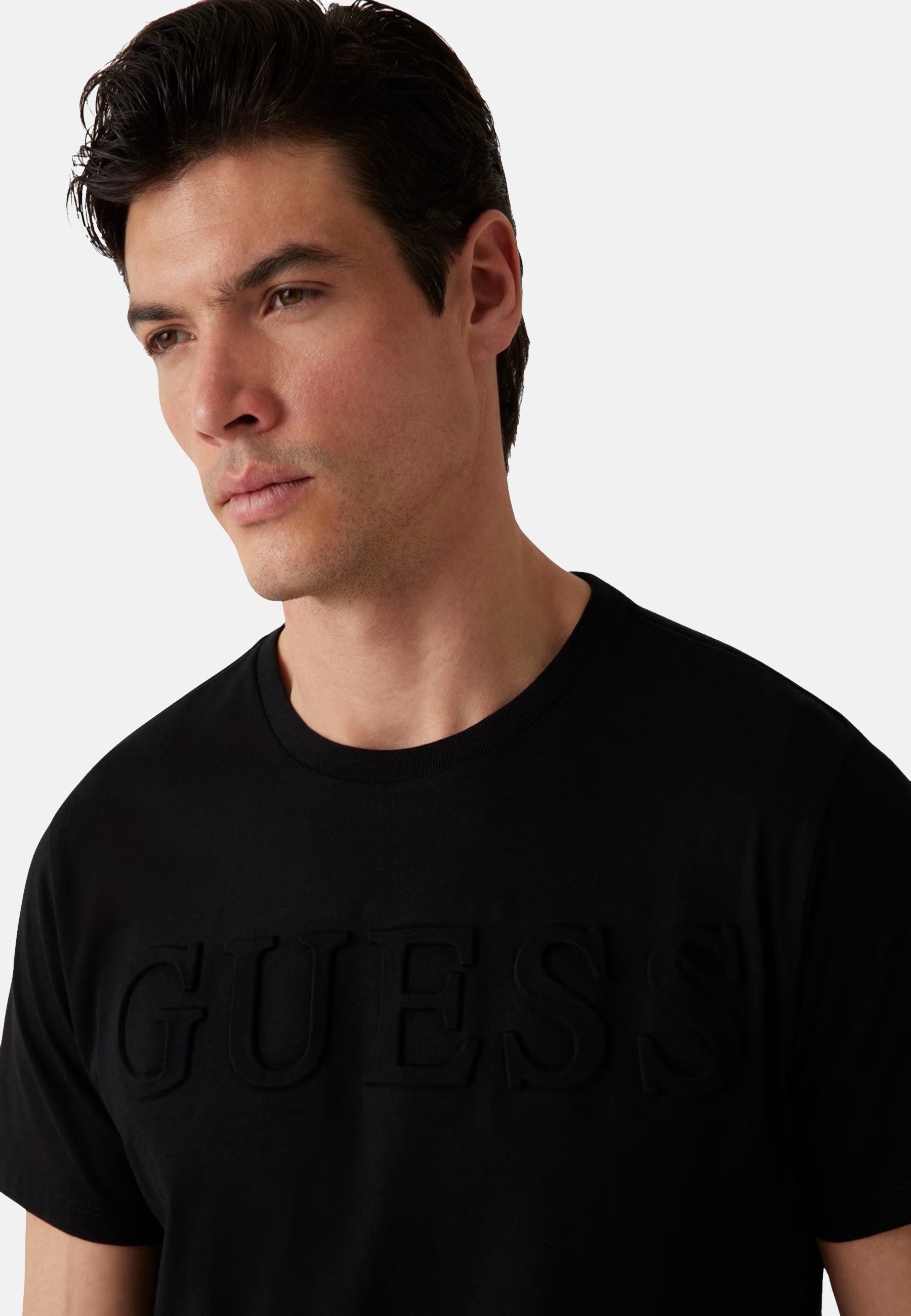 Guess EMBOSSED LOGO Kurzarmshirt