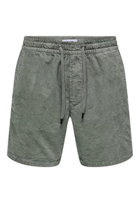 Only & Sons Tel Courduroy kurze Hose
