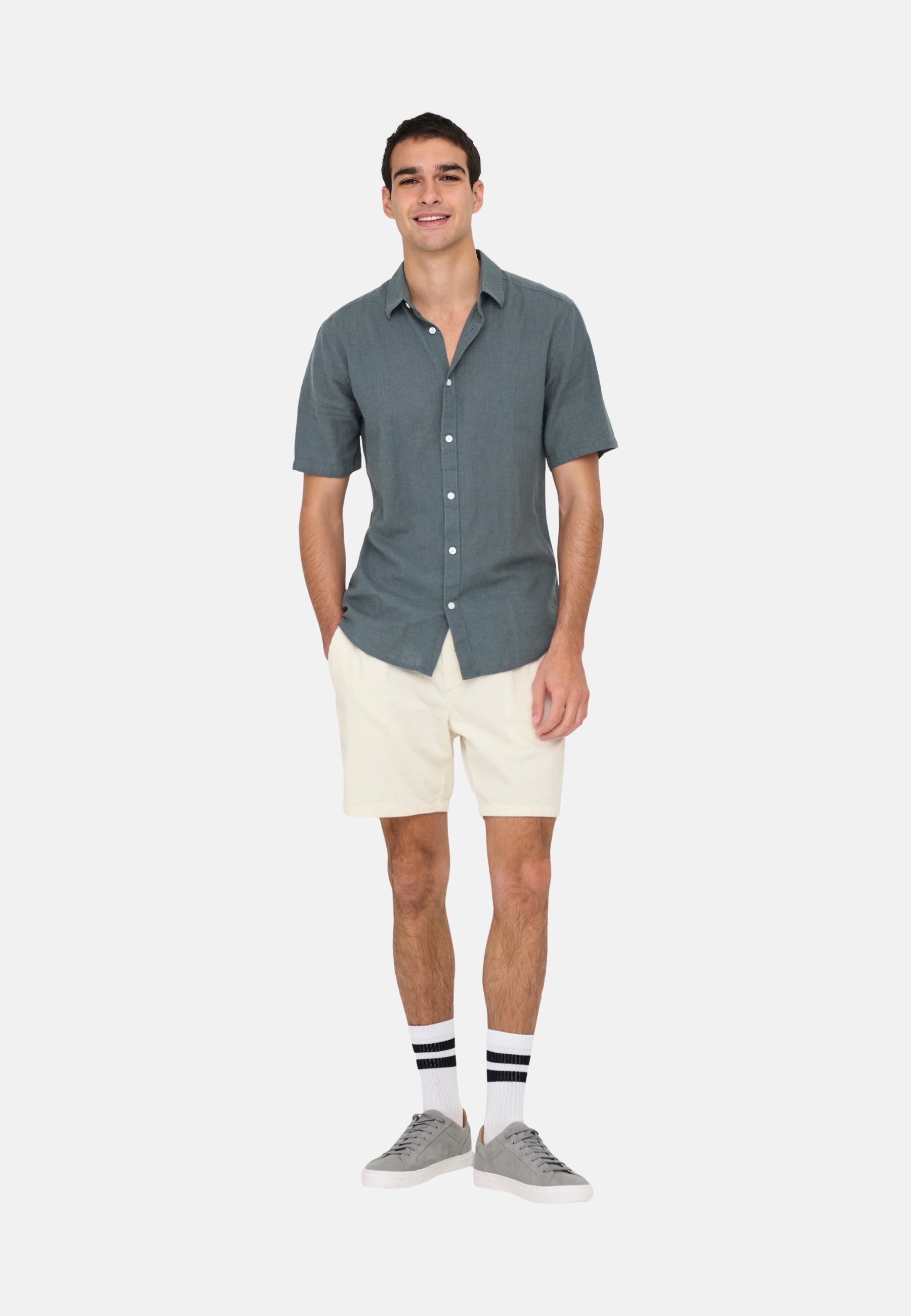 Only & Sons Tel Courduroy kurze Hose