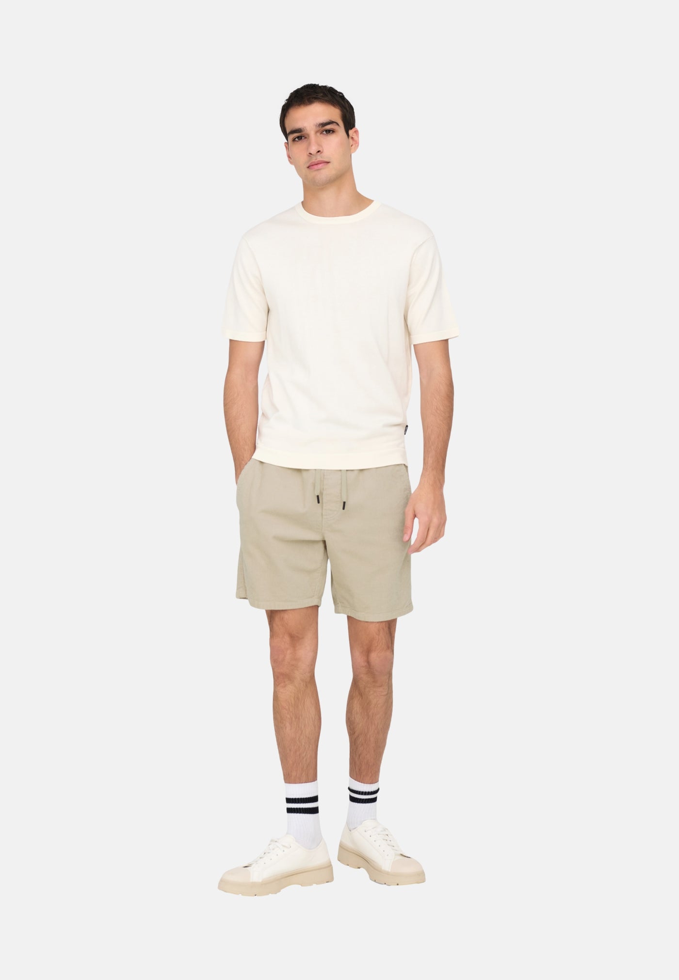 Only & Sons Tel Courduroy kurze Hose