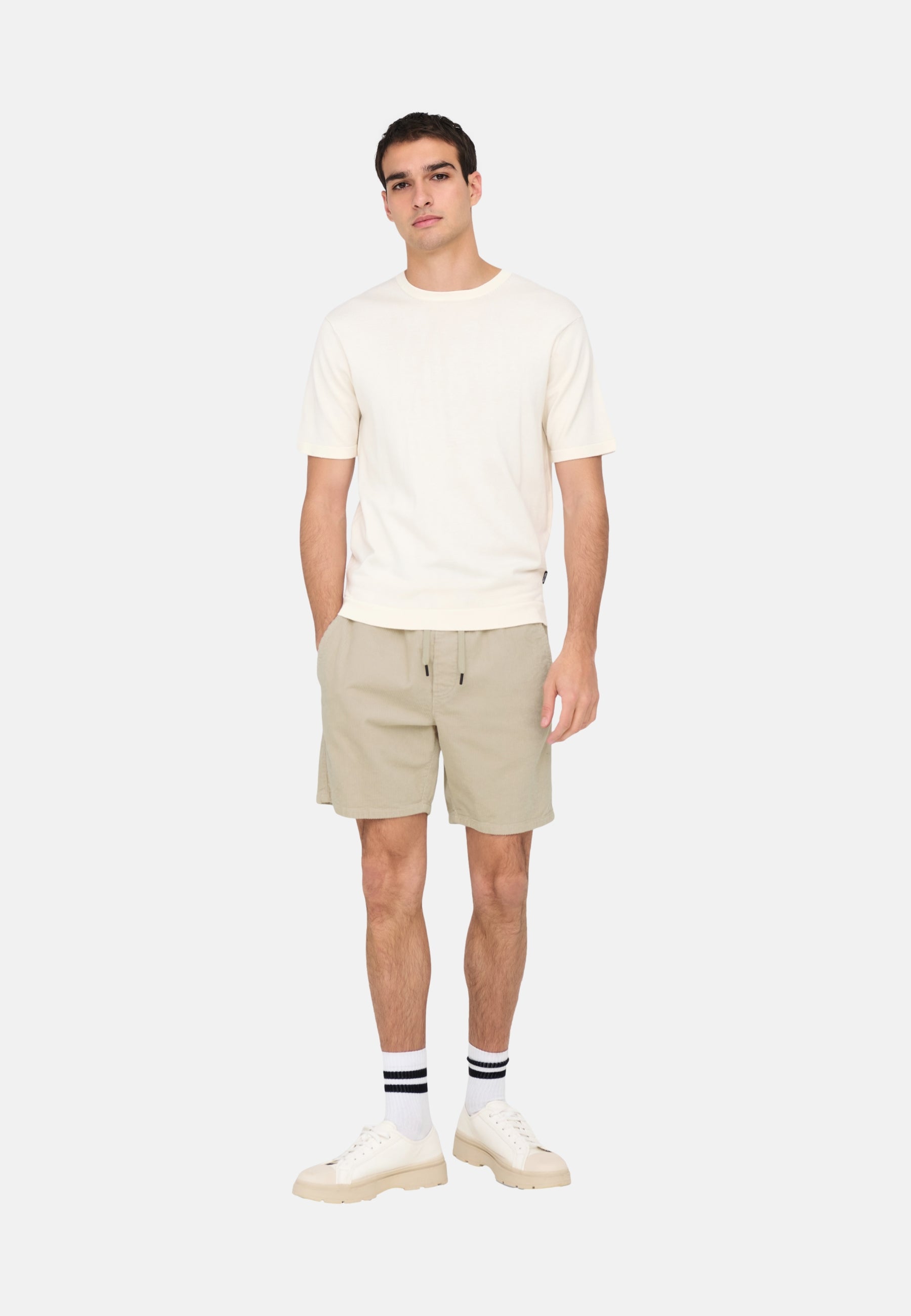 Only & Sons Tel Courduroy kurze Hose