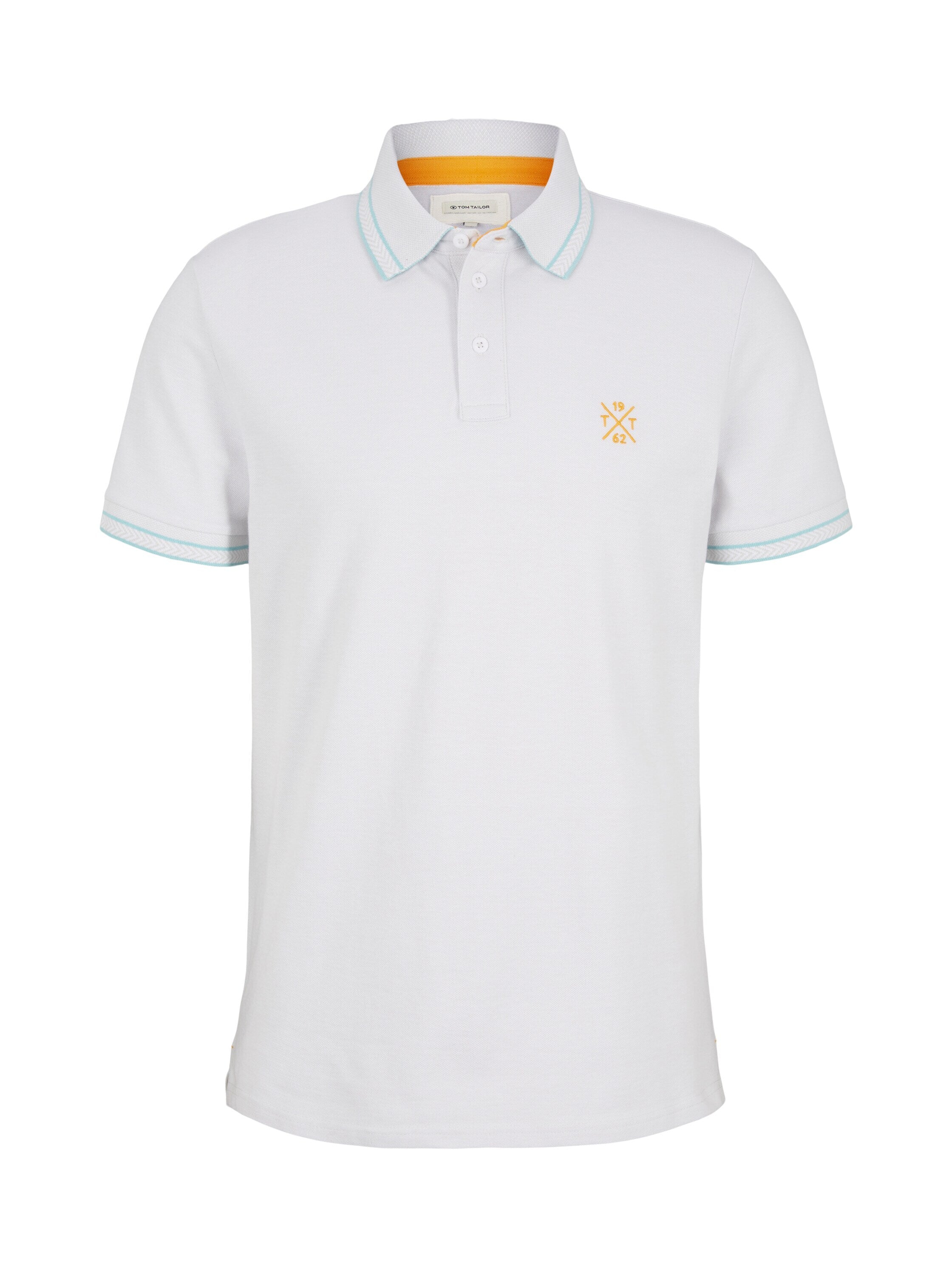 Tom Tailor Two Toned Kurzarmshirt mit Polokragen