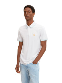 Tom Tailor Two Toned Kurzarmshirt mit Polokragen