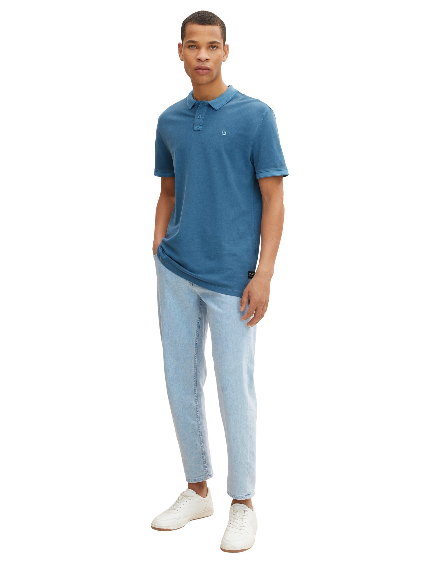 Tom Tailor Garment Kurzarmshirt mit Polokragen