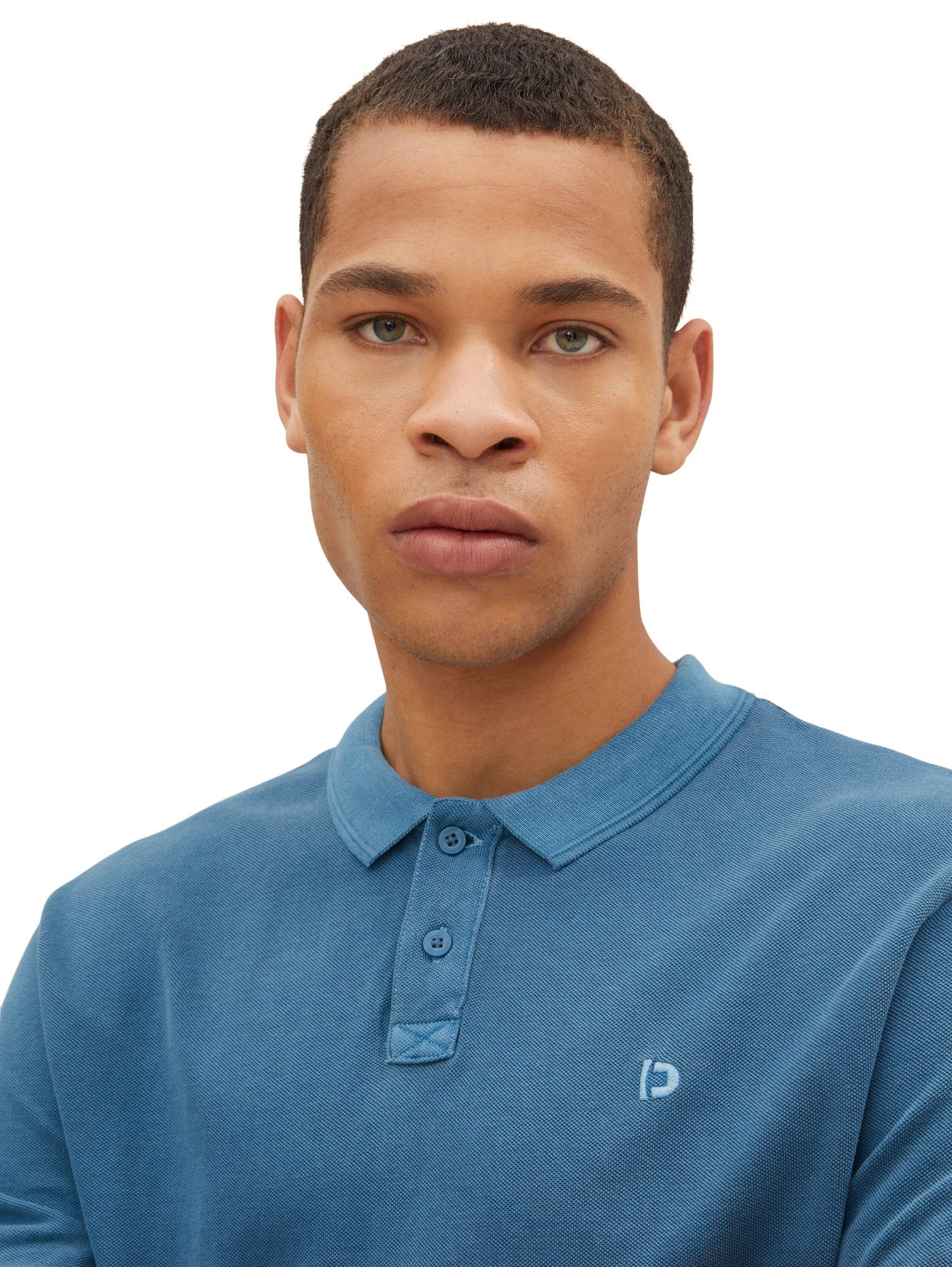 Tom Tailor Garment Kurzarmshirt mit Polokragen