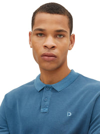 Tom Tailor Garment Kurzarmshirt mit Polokragen