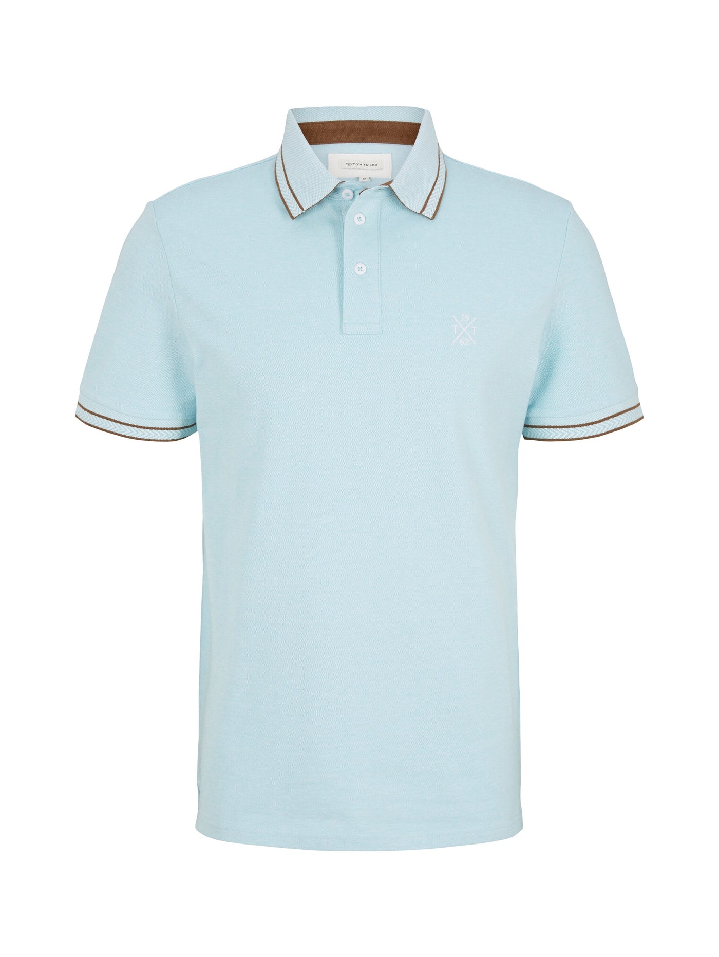 Tom Tailor Two Toned Kurzarmshirt mit Polokragen