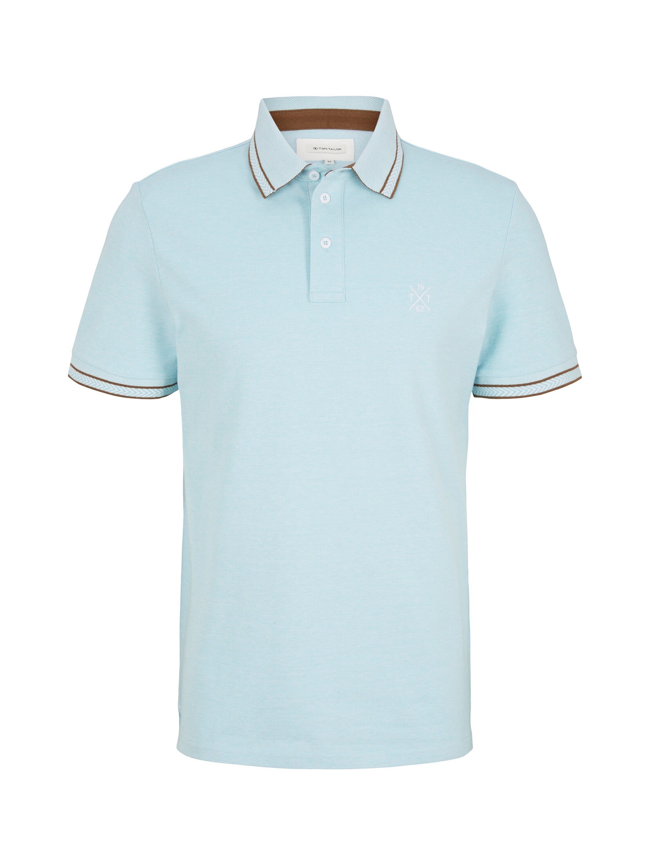 Tom Tailor Two Toned Kurzarmshirt mit Polokragen