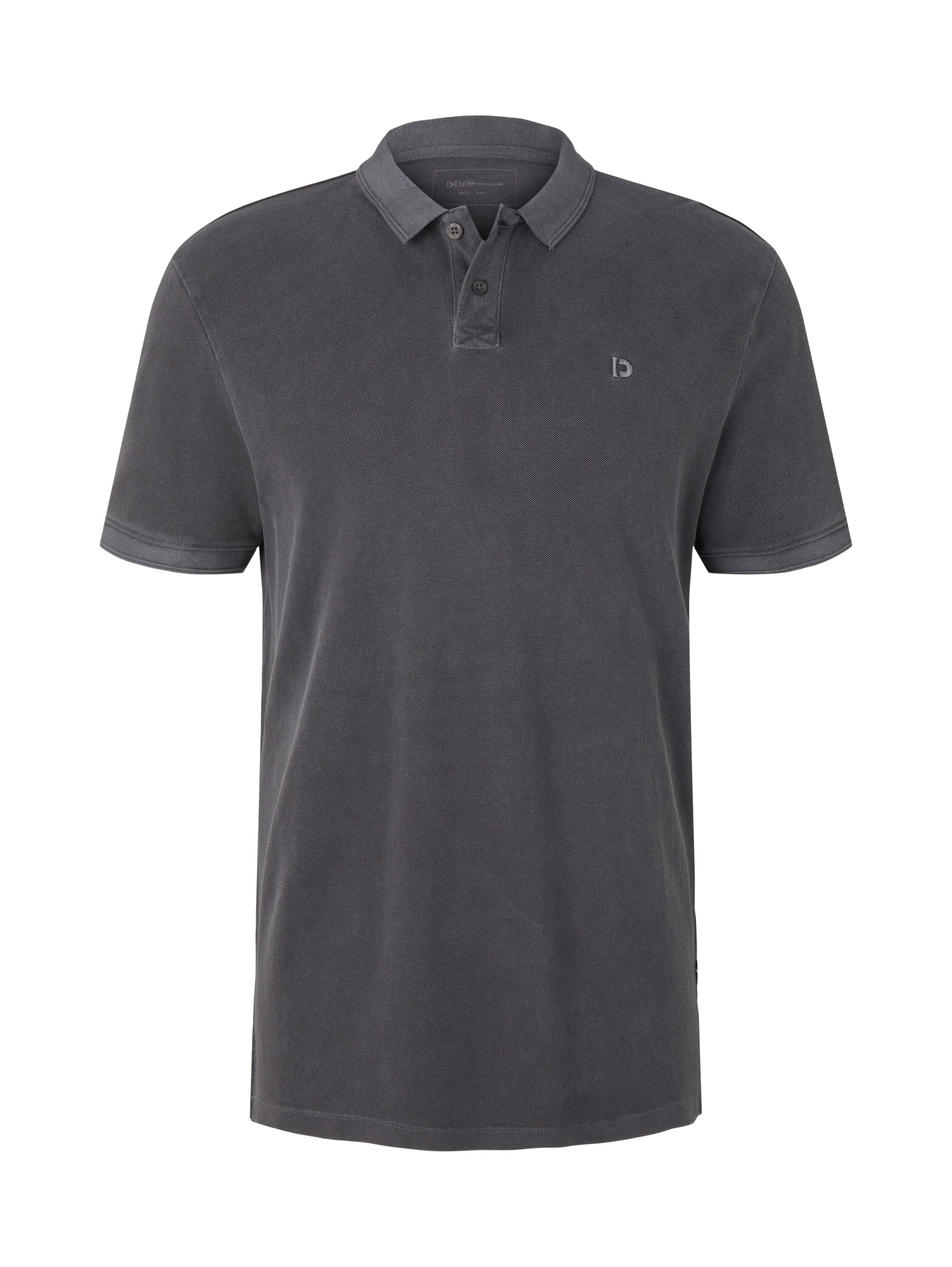 Tom Tailor Garment Kurzarmshirt mit Polokragen