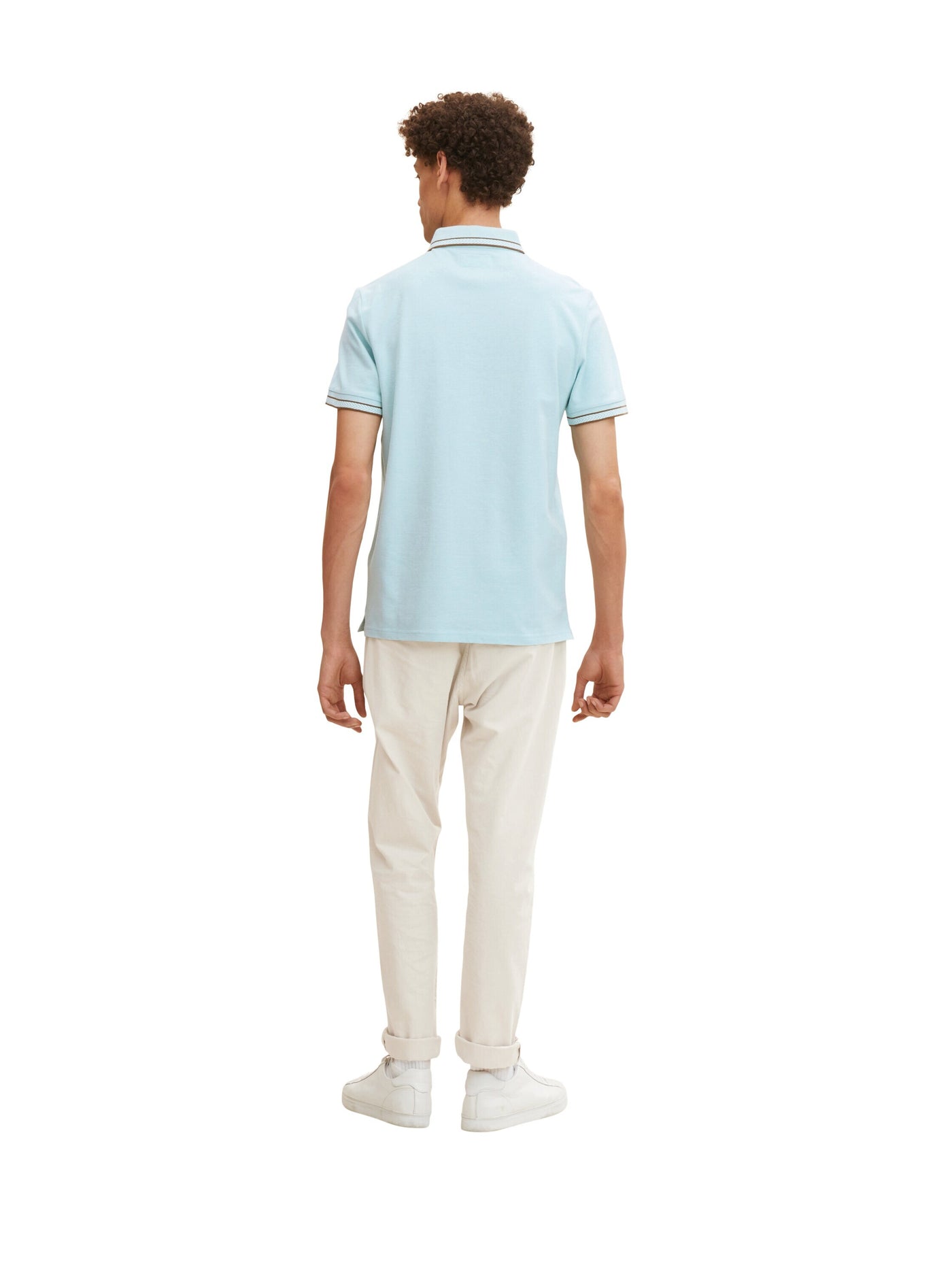 Tom Tailor Two Toned Kurzarmshirt mit Polokragen