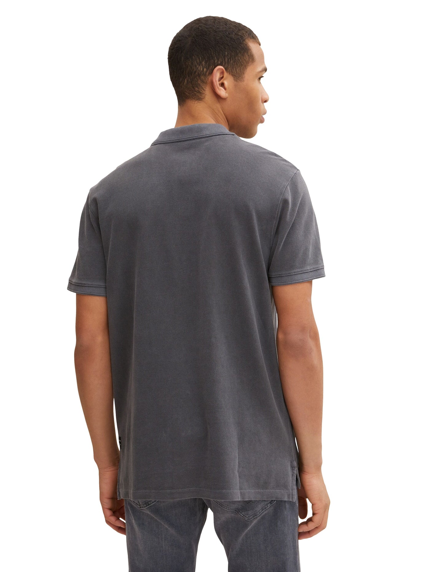 Tom Tailor Garment Kurzarmshirt mit Polokragen