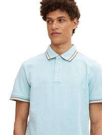 Tom Tailor Two Toned Kurzarmshirt mit Polokragen