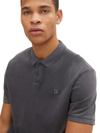 Tom Tailor Garment Kurzarmshirt mit Polokragen