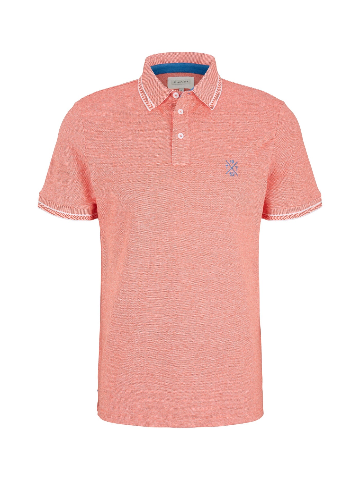 Tom Tailor Two Toned Kurzarmshirt mit Polokragen