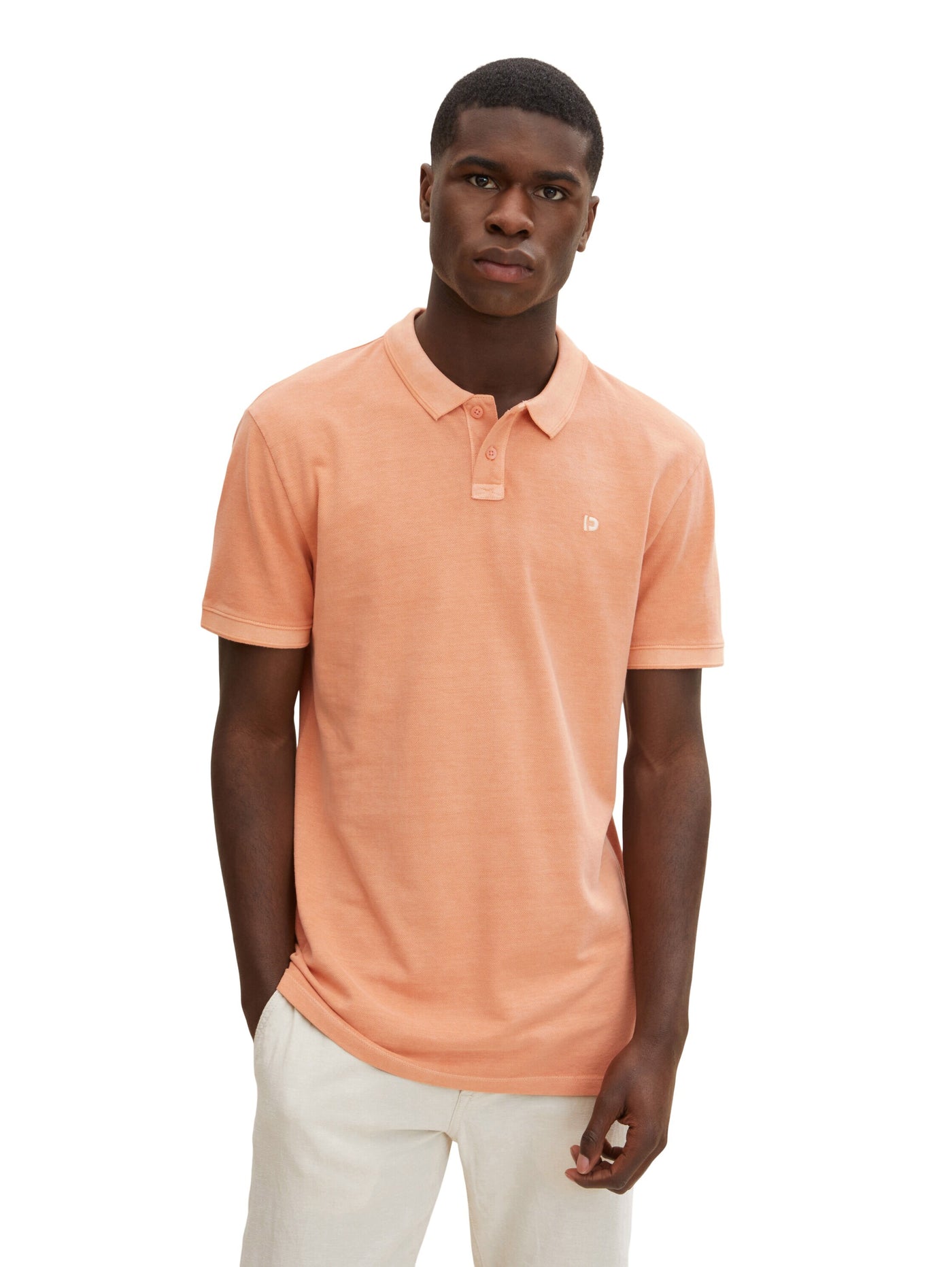 Tom Tailor Garment Kurzarmshirt mit Polokragen