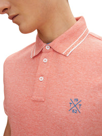 Tom Tailor Two Toned Kurzarmshirt mit Polokragen