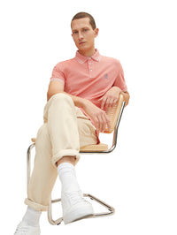 Tom Tailor Two Toned Kurzarmshirt mit Polokragen