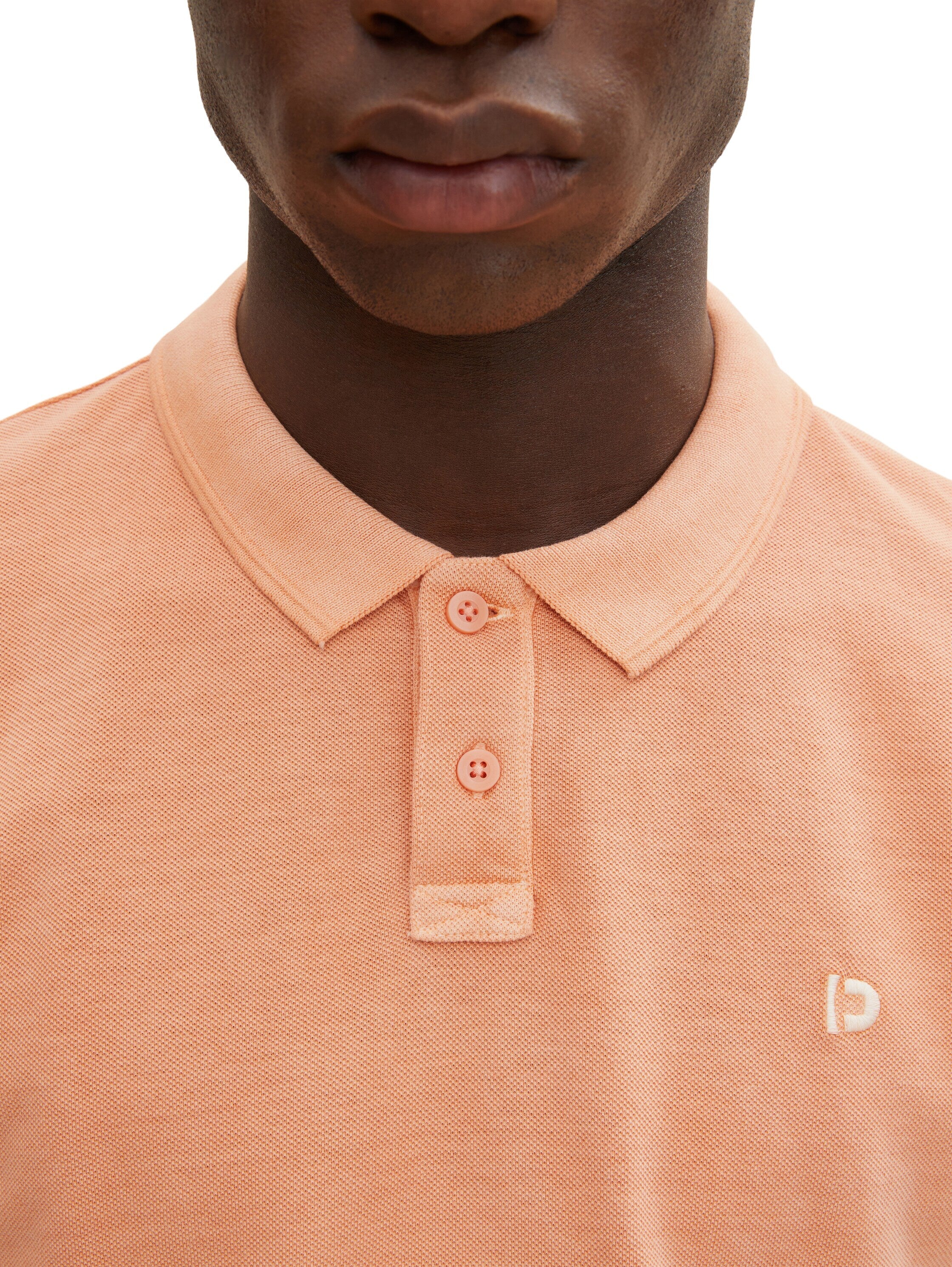 Tom Tailor Garment Kurzarmshirt mit Polokragen