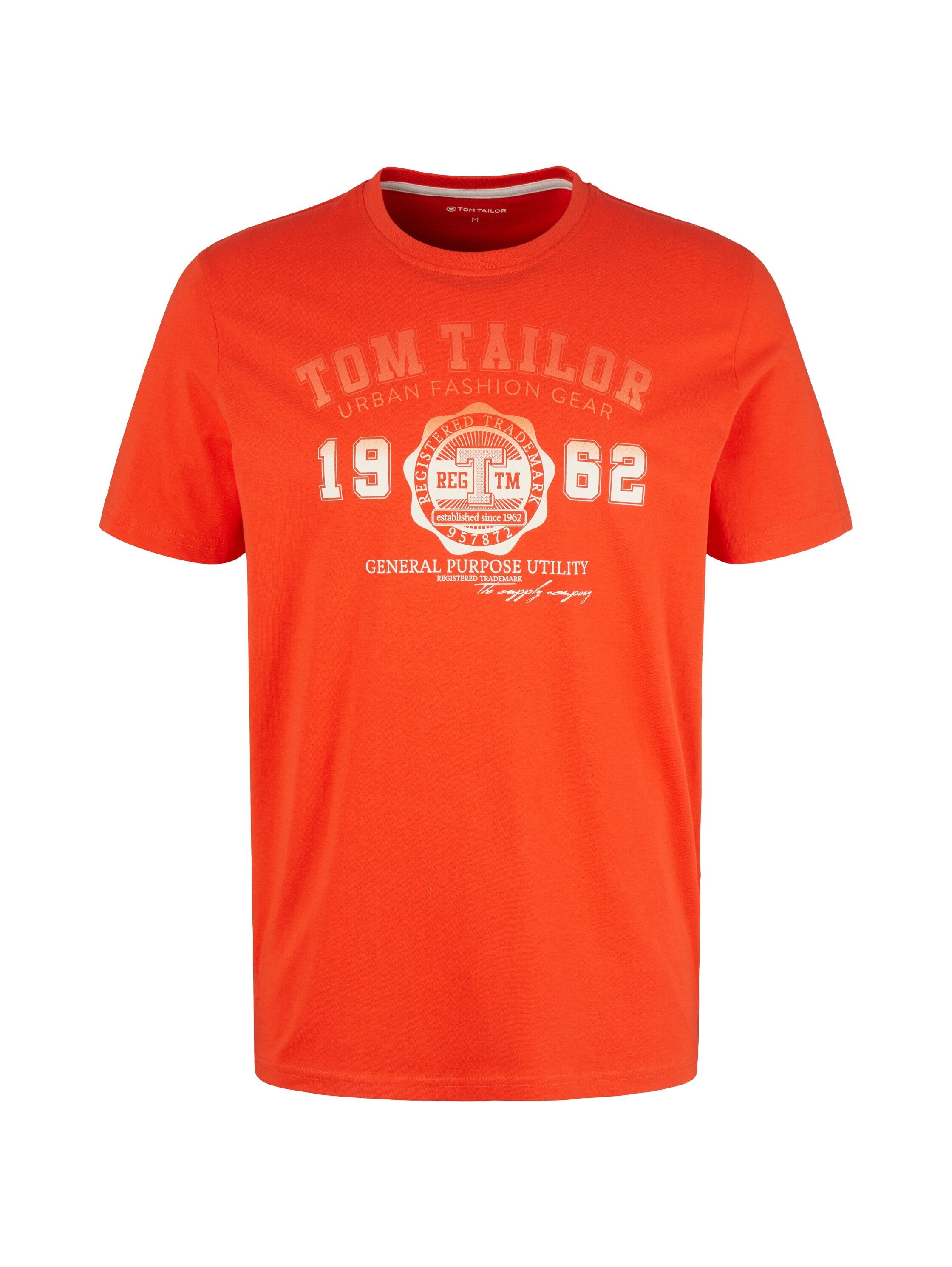 Tom Tailor Logo Kurzarmshirt Rundhals