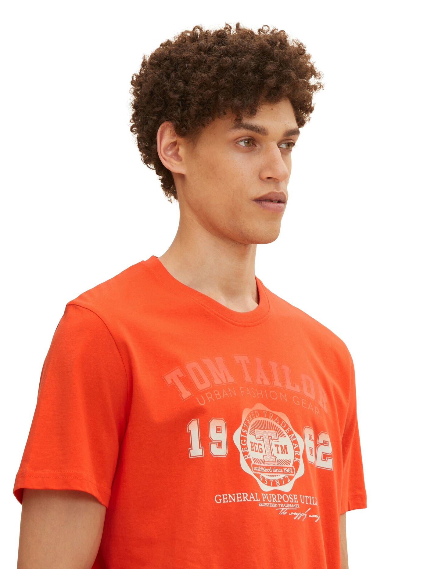 Tom Tailor Logo Kurzarmshirt Rundhals