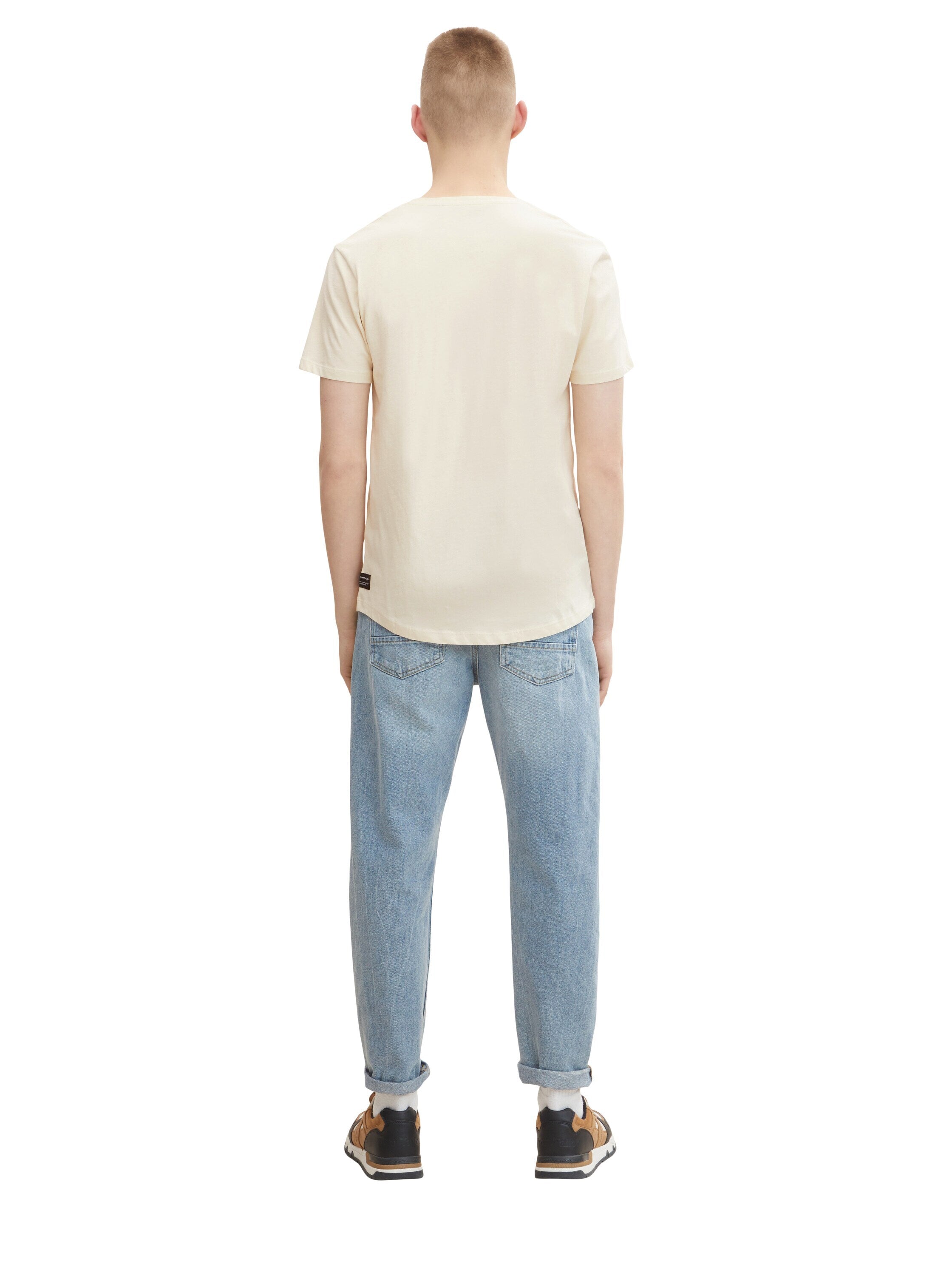 Tom Tailor Kurzarmshirt V-Ausschnitt