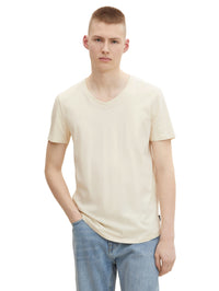 Tom Tailor Kurzarmshirt V-Ausschnitt