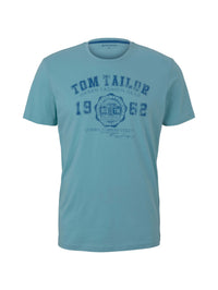 Tom Tailor Logo Kurzarmshirt Rundhals