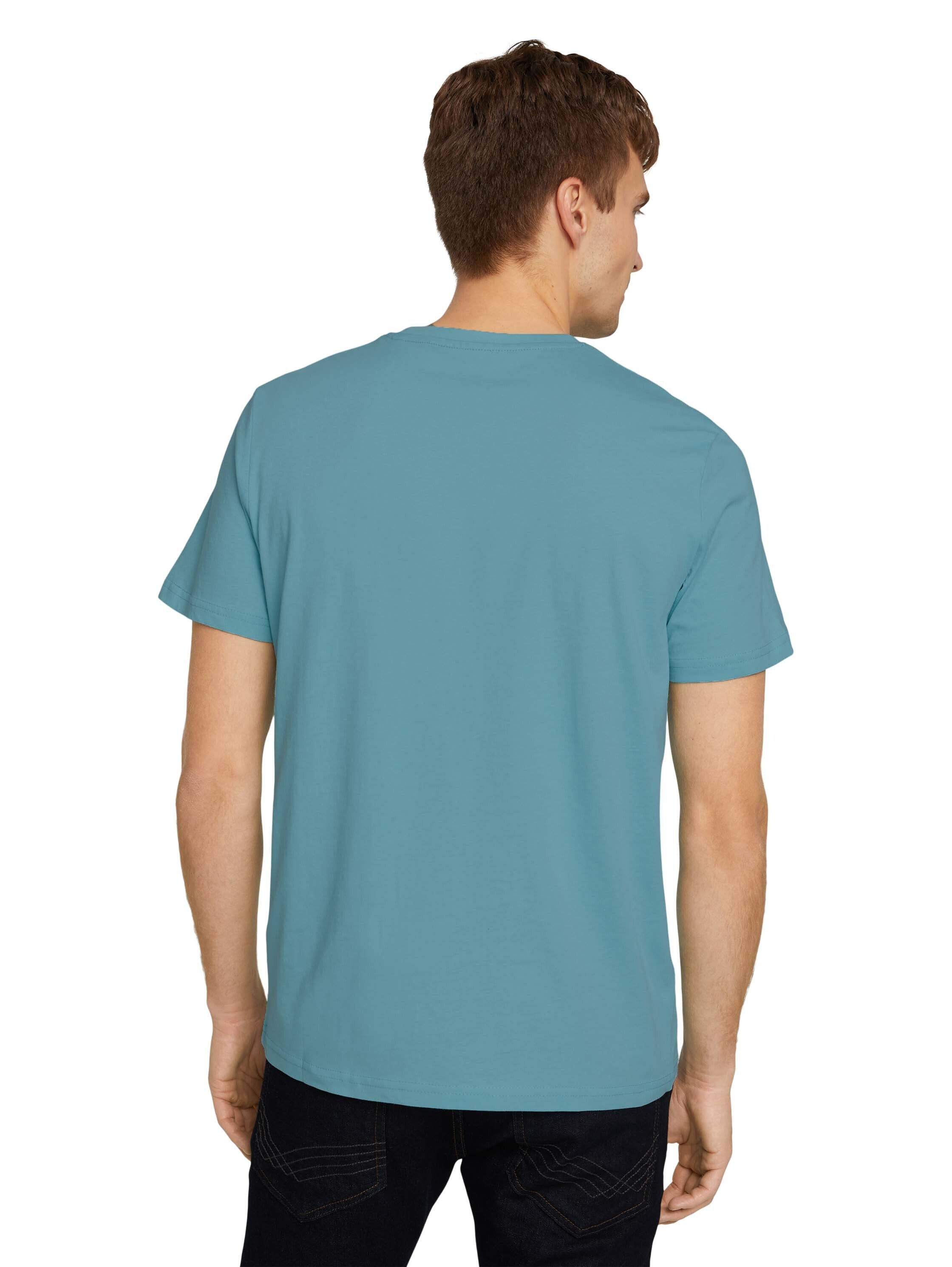 Tom Tailor Logo Kurzarmshirt Rundhals