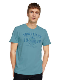 Tom Tailor Logo Kurzarmshirt Rundhals