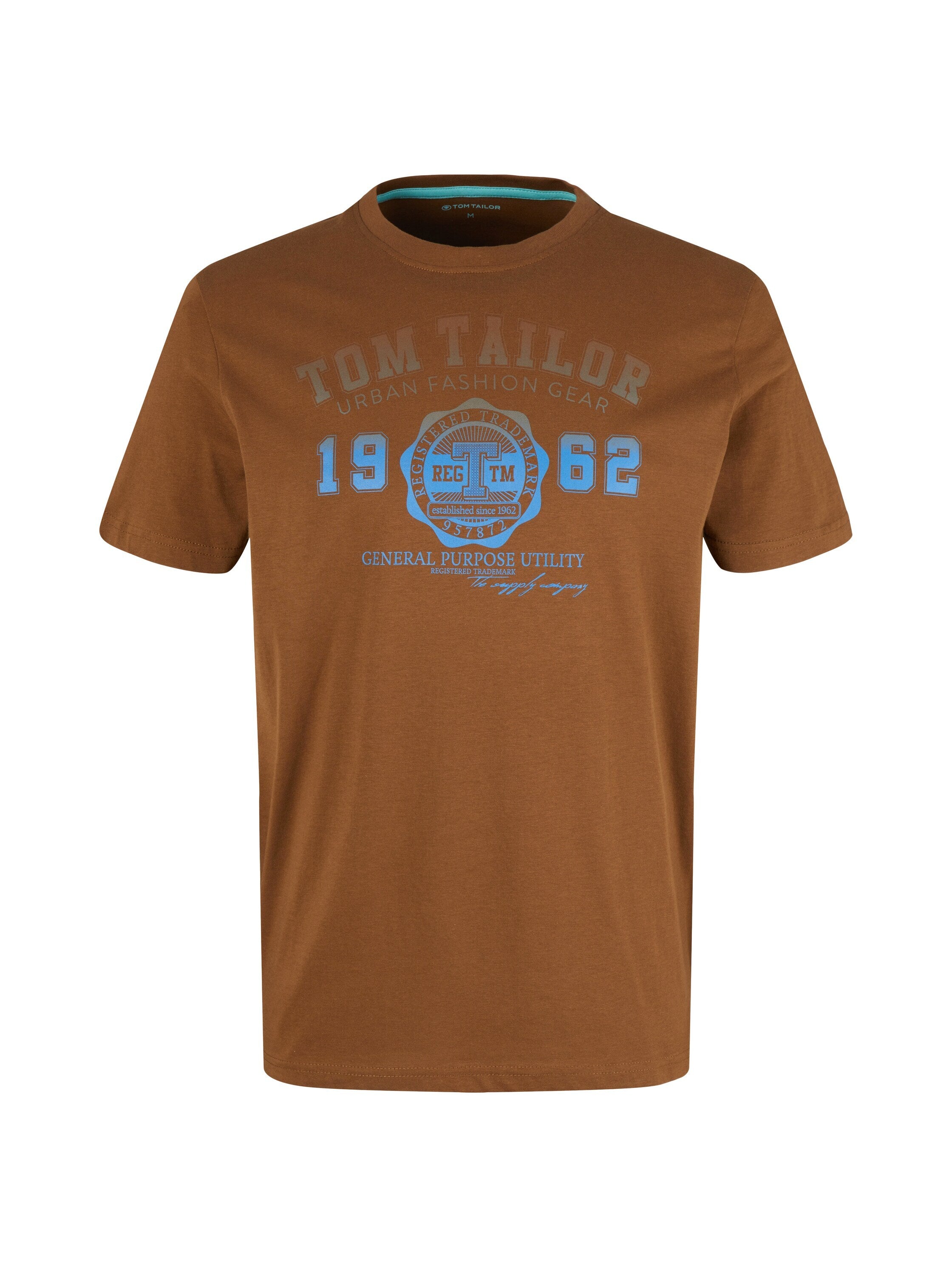 Tom Tailor Logo Kurzarmshirt Rundhals