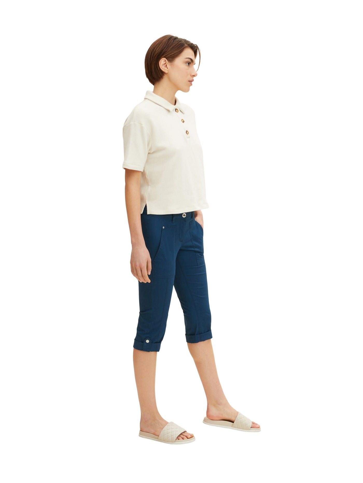 Tom Tailor Caprihose mit Teilungsnaht