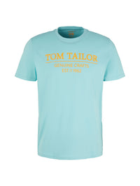 Tom Tailor With Print Kurzarmshirt Rundhals