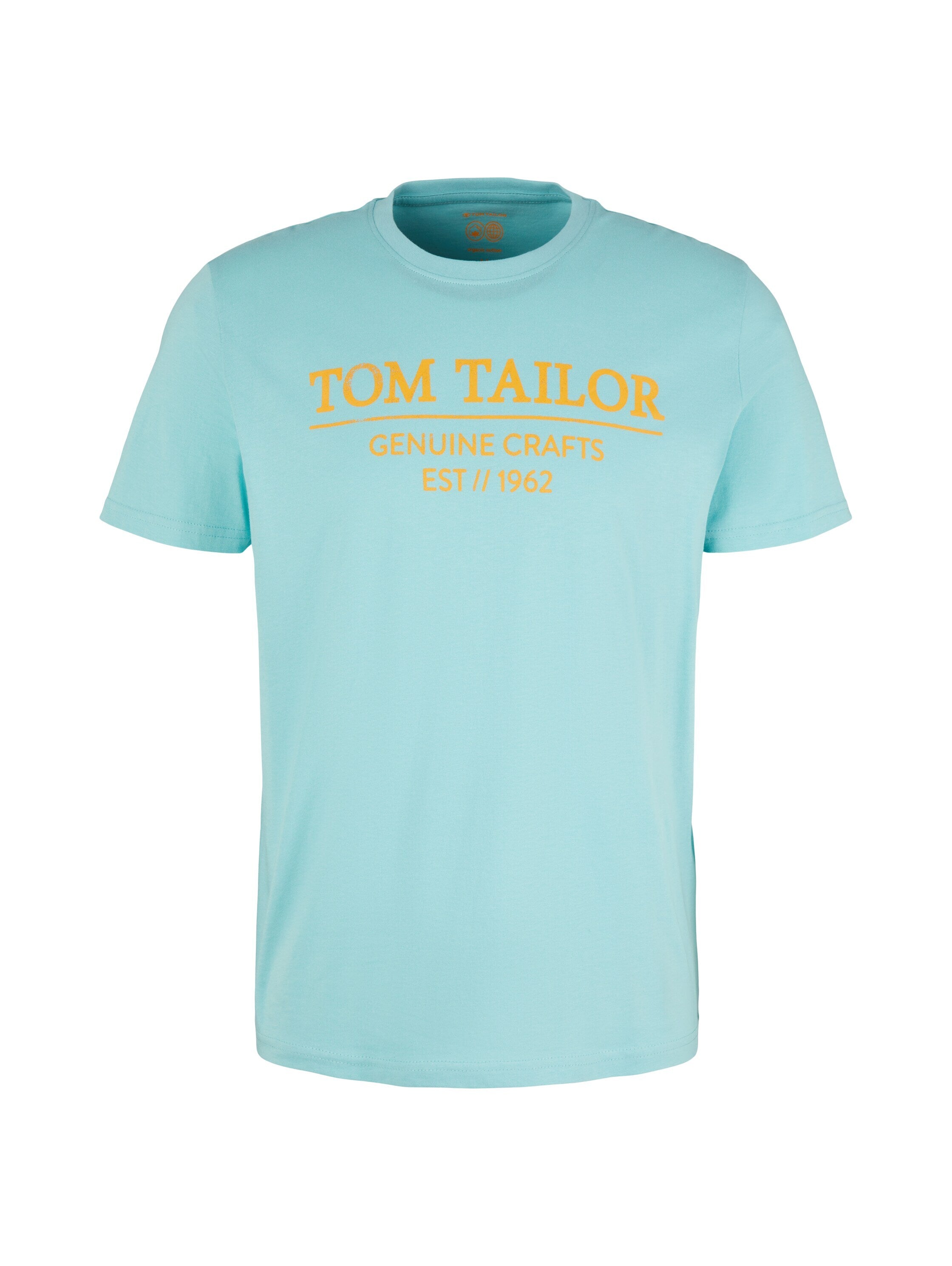Tom Tailor With Print Kurzarmshirt Rundhals