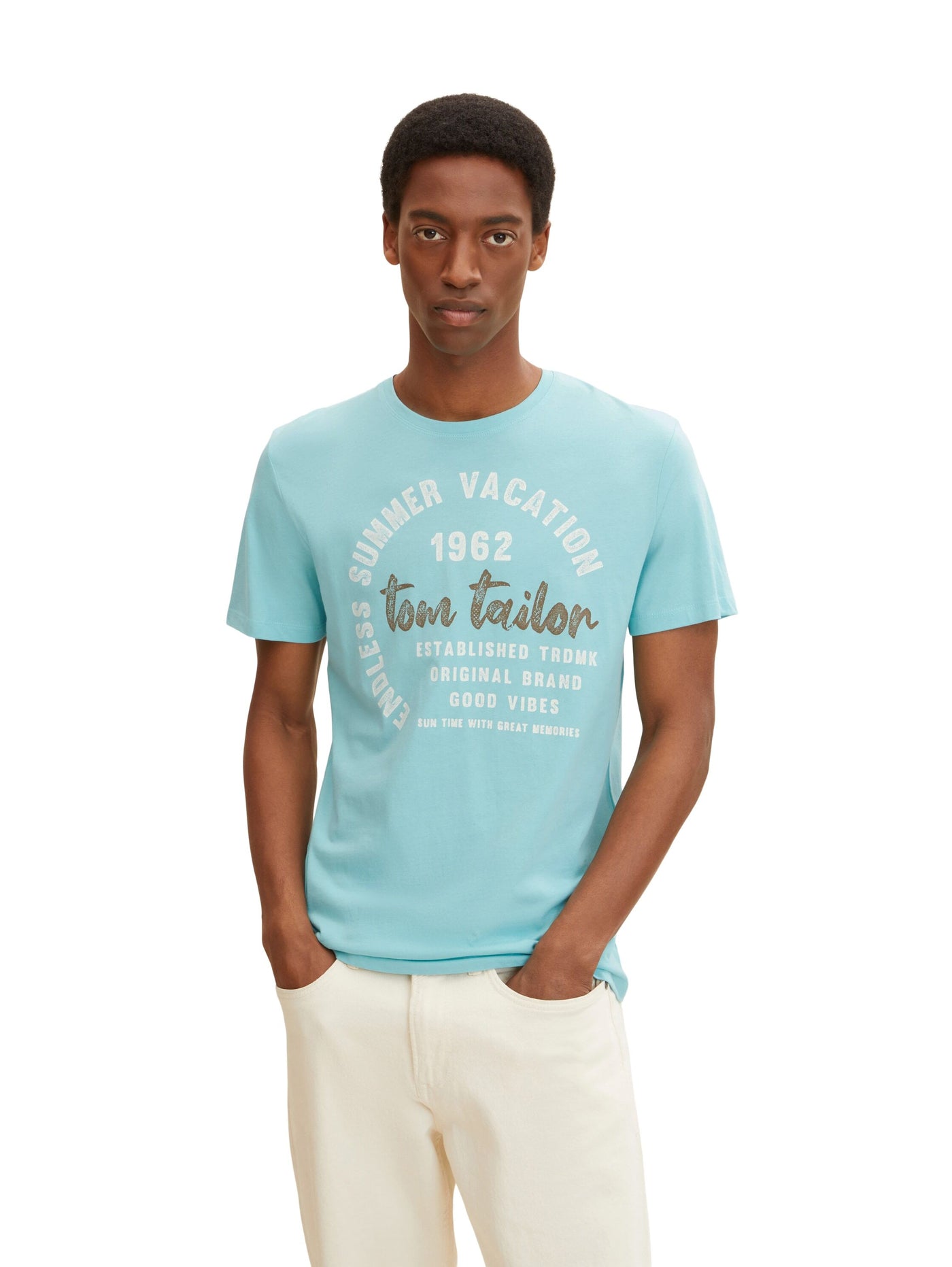 Tom Tailor Basic Kurzarmshirt Rundhals