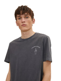 Tom Tailor Printed Kurzarmshirt Rundhals