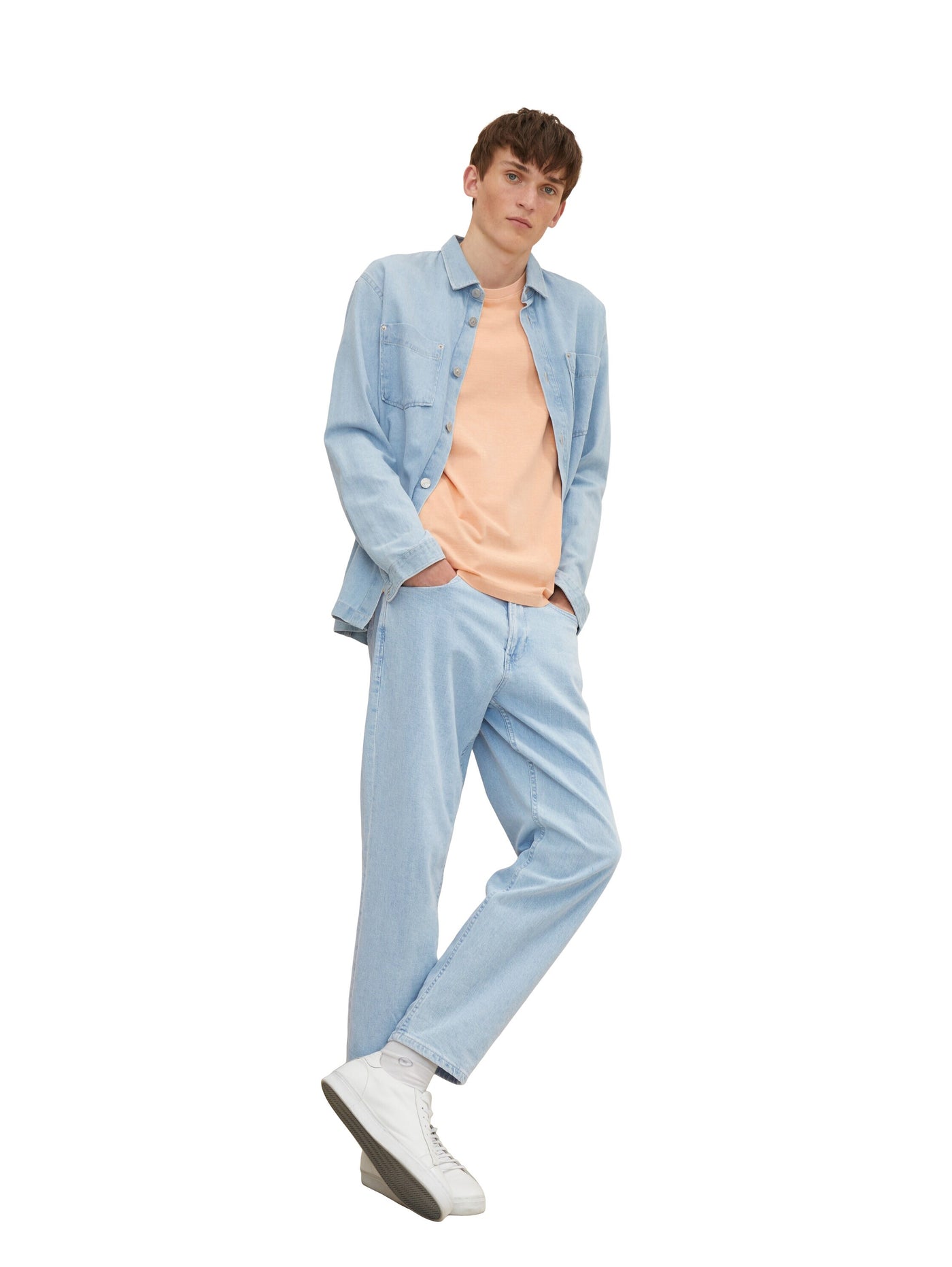 Tom Tailor Printed Kurzarmshirt Rundhals