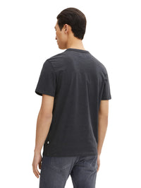 Tom Tailor Washed Printed Stripe Kurzarmshirt