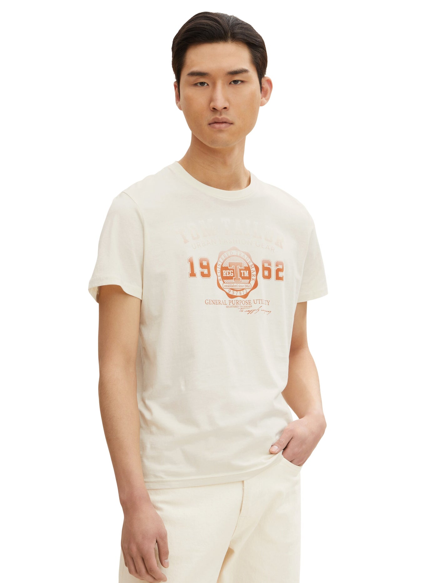 Tom Tailor Logo Kurzarmshirt