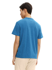 Tom Tailor Washed Printed Stripe Kurzarmshirt