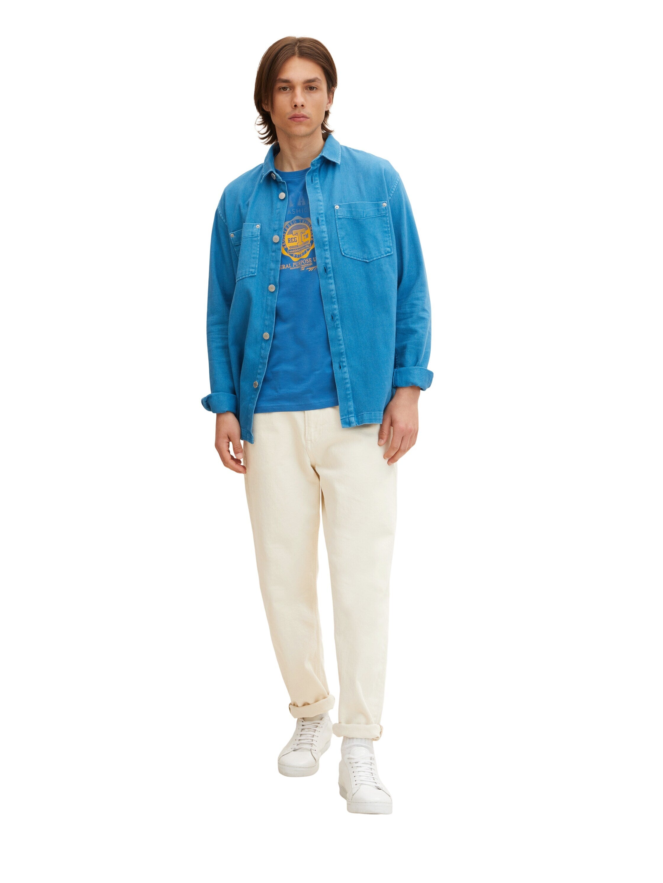 Tom Tailor Logo Kurzarmshirt