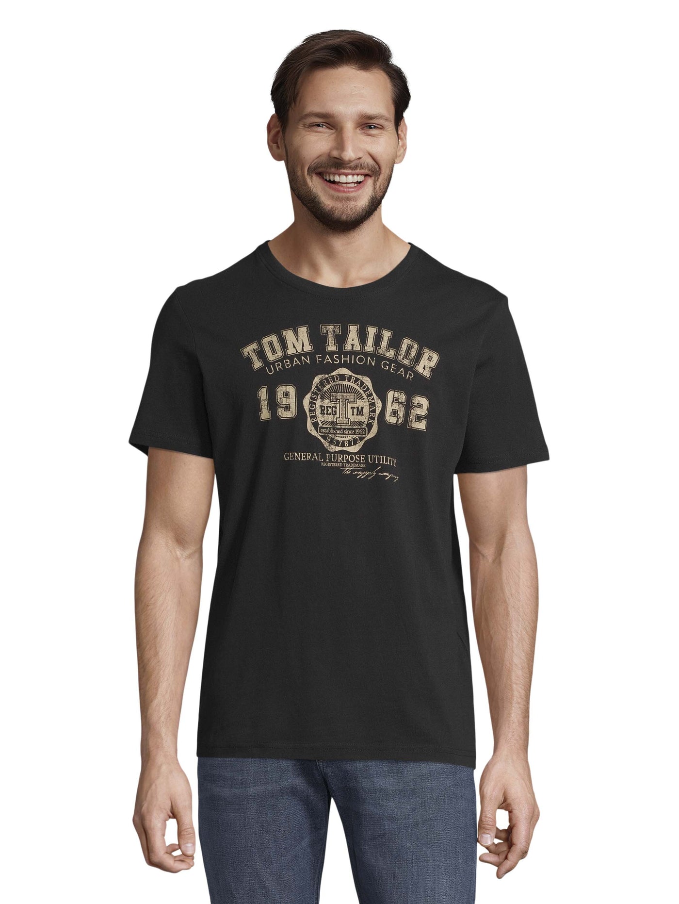 Tom Tailor Logo Kurzarmshirt