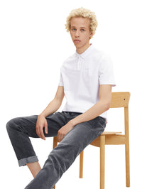 Tom Tailor Printed Kurzarmshirt mit Polokragen