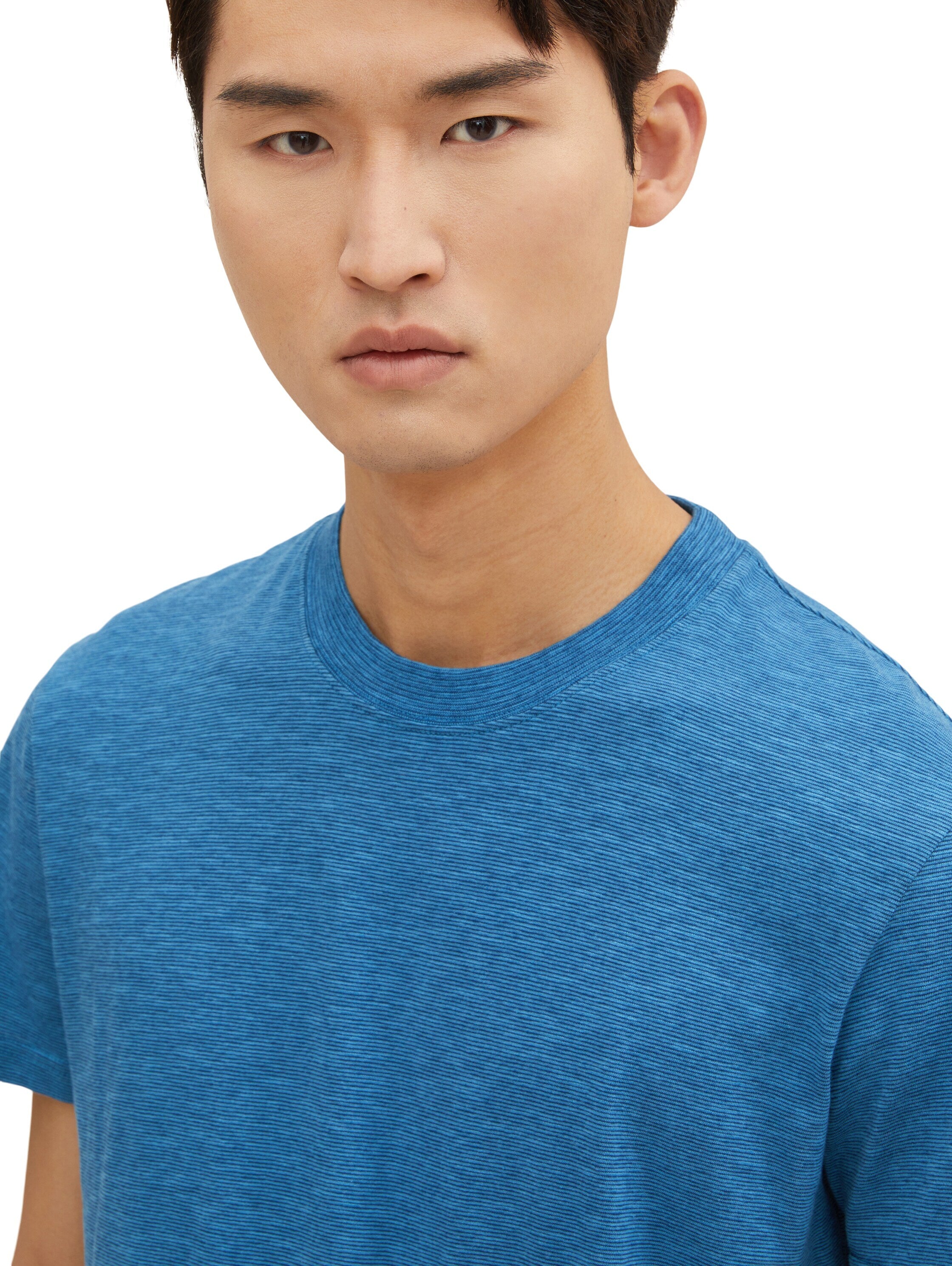 Tom Tailor Washed Stripe Kurzarmshirt